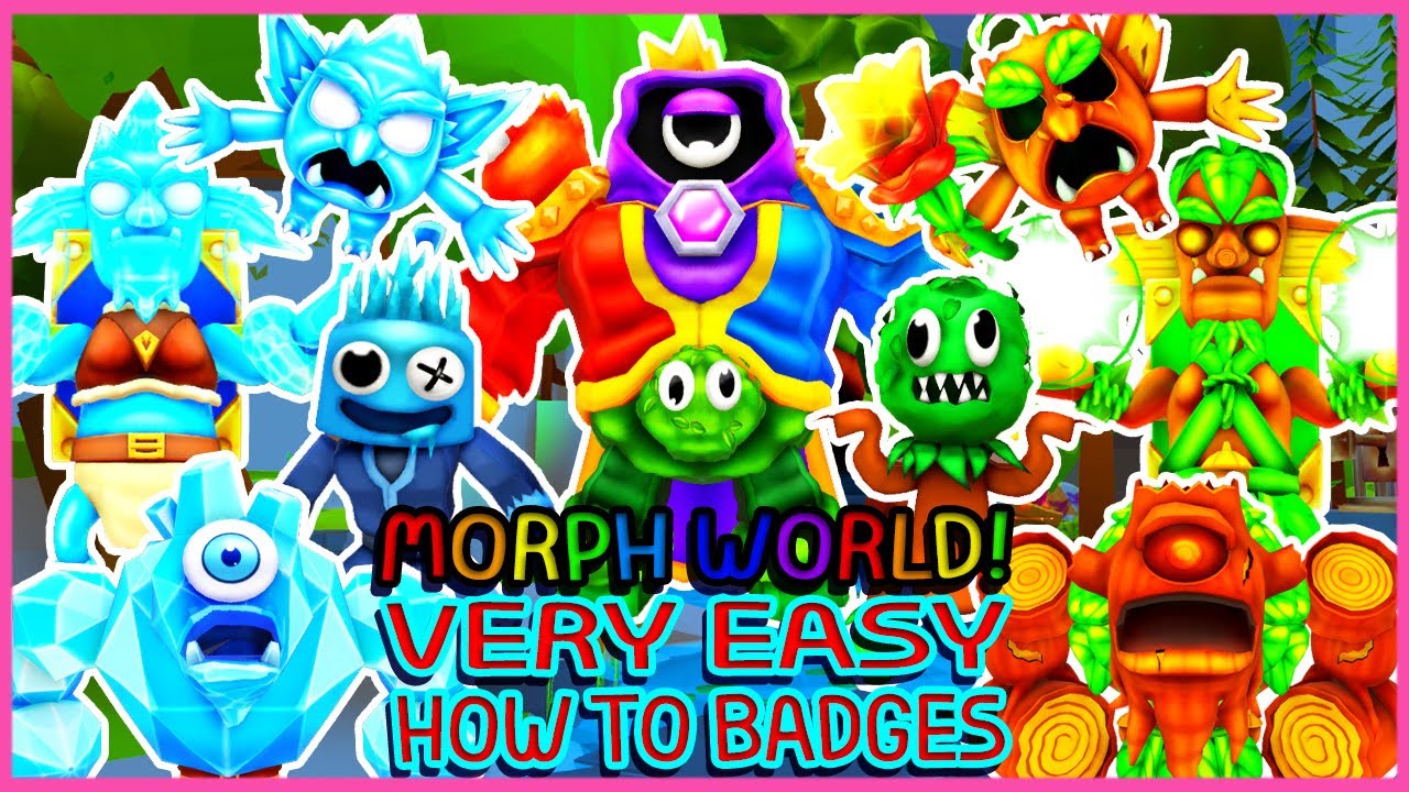 Roblox Update - Gamepass And How to get 8 Badges in Morph World [ ELEMENTAL MAGES ]