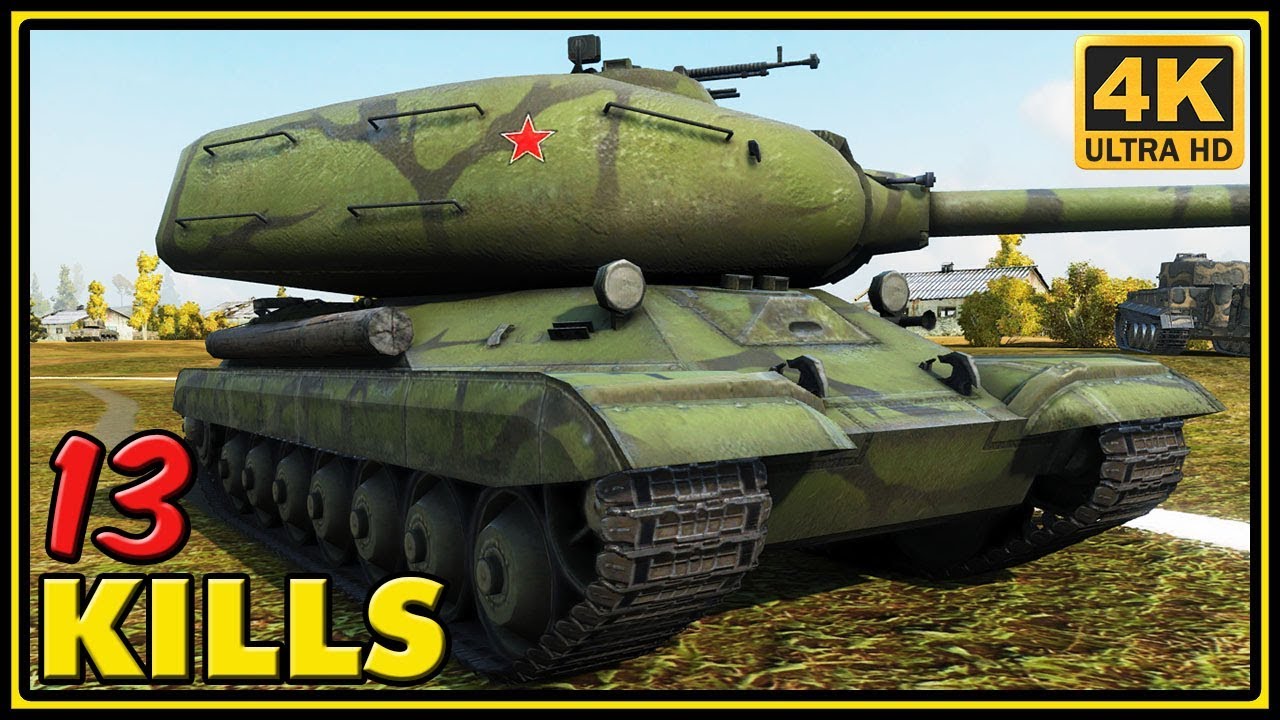 ST-I - 13 Kills - World of Tanks Gameplay - 4K Video