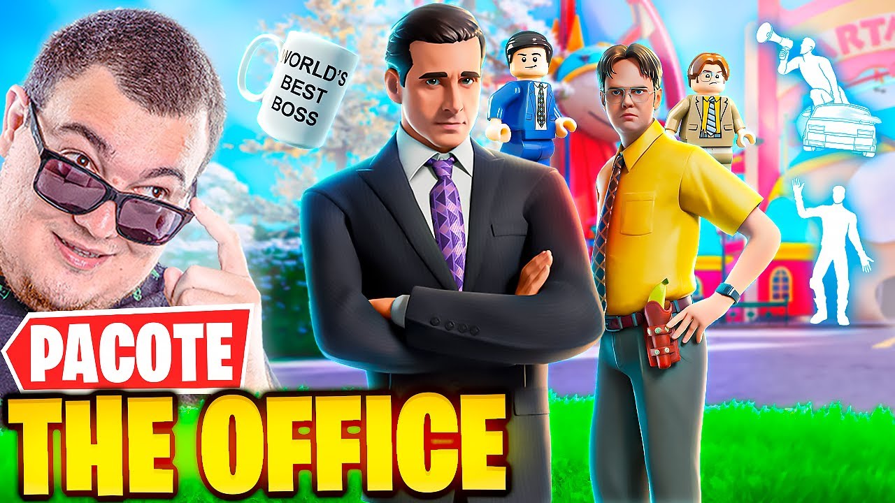 🔴AO VIVO 🔴  🟡🔵 DU + THE  OFFICE NO FORTNITE 🟡🔵  !CARTAS !NUUVEM LIVE FORTNITE TEMPORADA NOVA