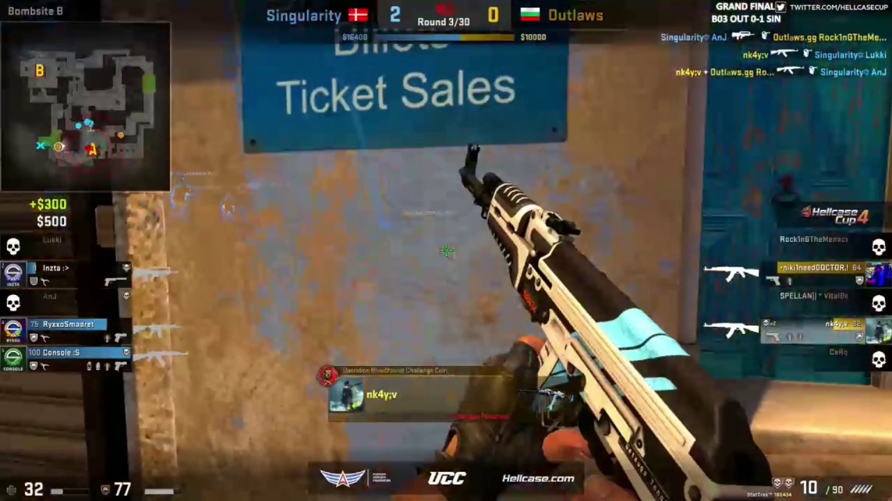 NK4Y ACE with 1vs3 clutch vs Singularity