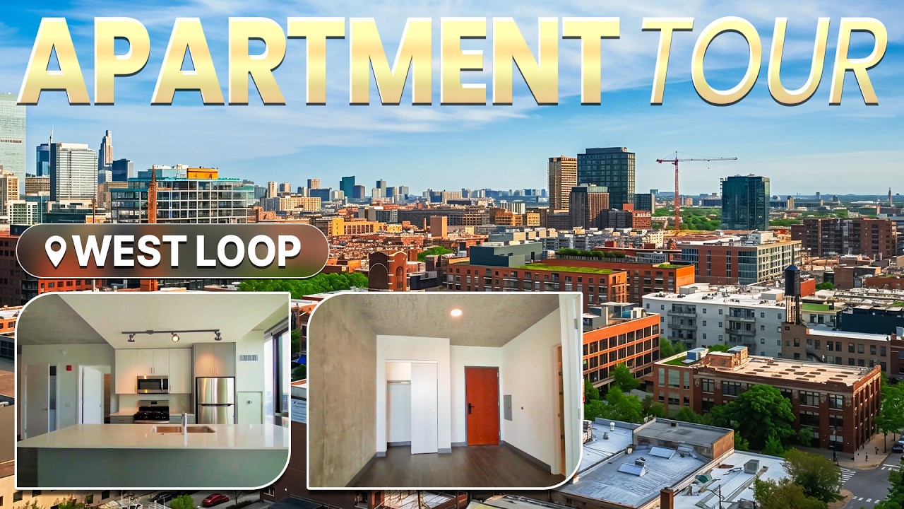 A West Loop 1-bedroom Plan 1P at the new Fulbrix Fulton Market