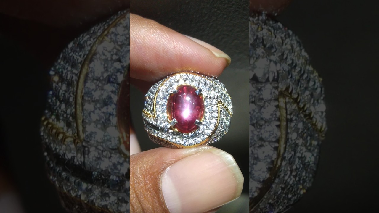 ⛔Sold - Batu cincin 3.16ct natural purplish red ruby NH Madagascar - harga Rp. 35juta