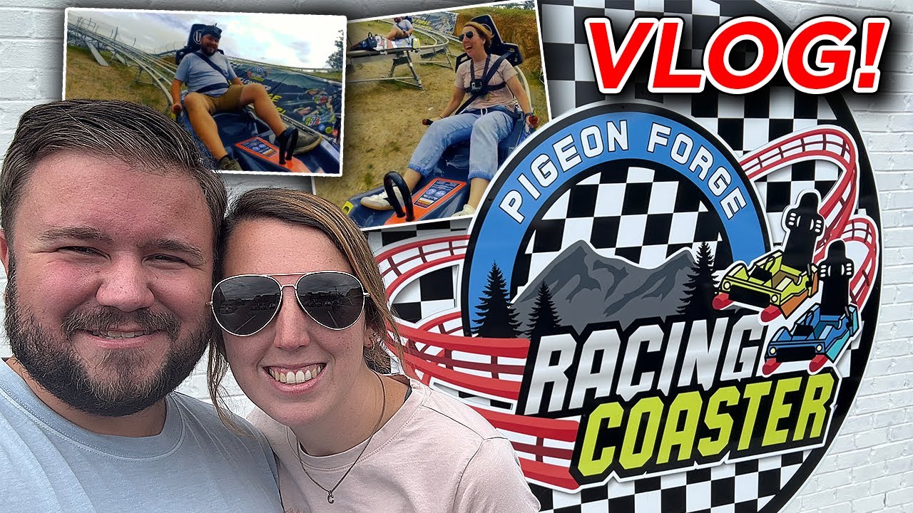 We Rode the EPIC Pigeon Forge Racing Coaster - Owned by NASCAR Driver BJ McLeod