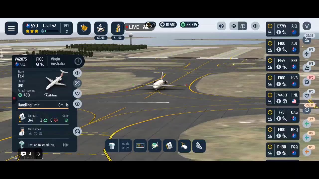 Sydney, Heathrow, and gameplay to all airports on WOA with me