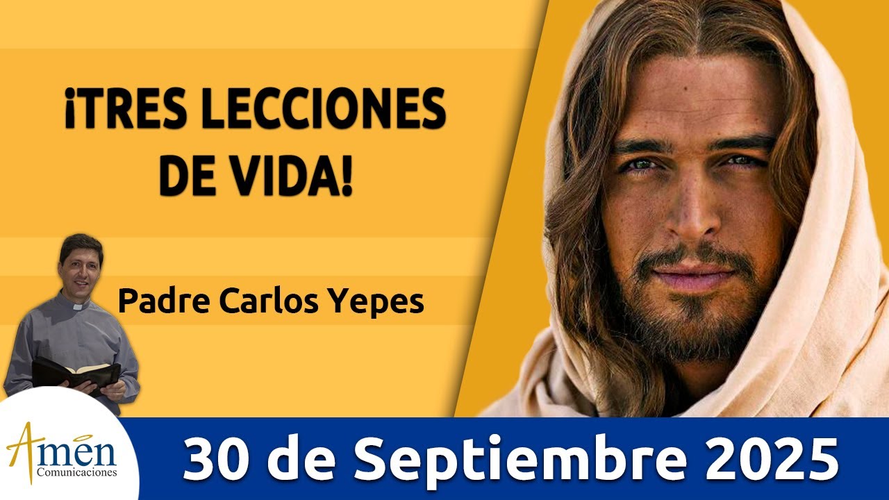 Evangelio De Hoy Martes 30 Septiembre 2025 #PadreCarlosYepes l San Lucas 9, 51-56 | Conversión y paz