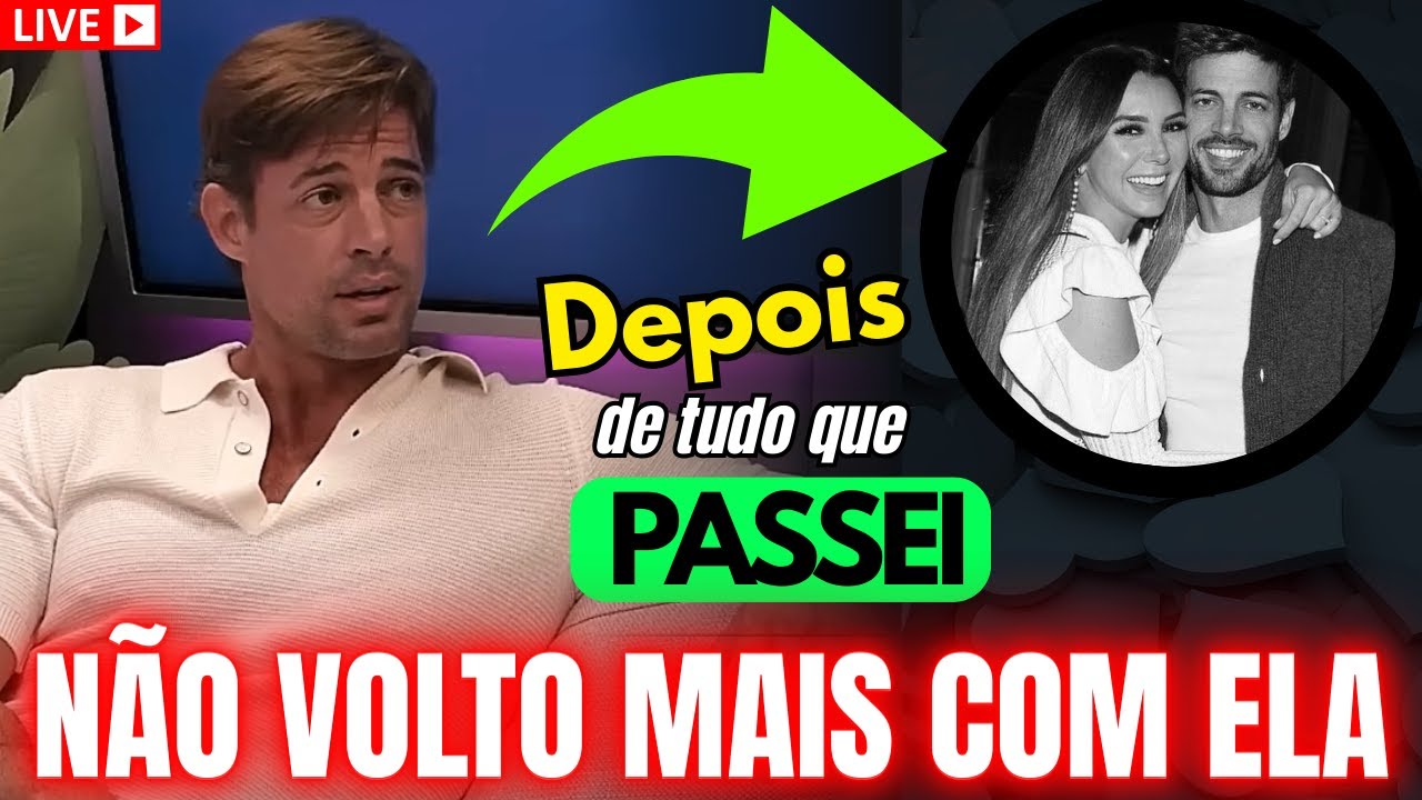 WILLIAM LEVY FALA DE RECONCILIAÇÃO COM ELY, MOMENTOS DIFÍCEIS COM ELA E AMOR | A Melhor Entrevista!