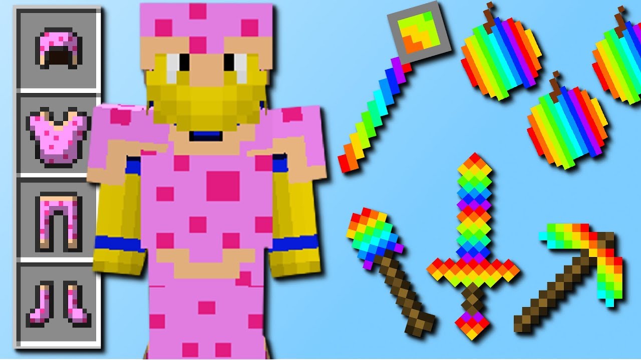 Regenbogen Rüstung! (100.003 Schaden, Diamant-Regen) Mod Vorstellung