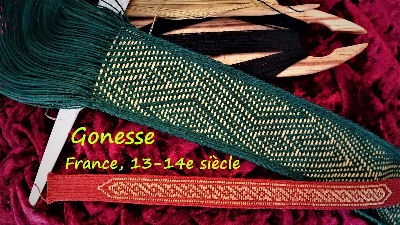 Gonesse, France 13e - 14e siècle, sépulture ecclésiastique - Let's Weave #2
