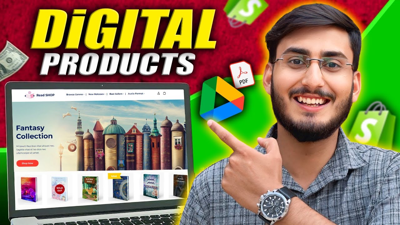 How To Design a Digital Products Store on Shopify In 2025🔥