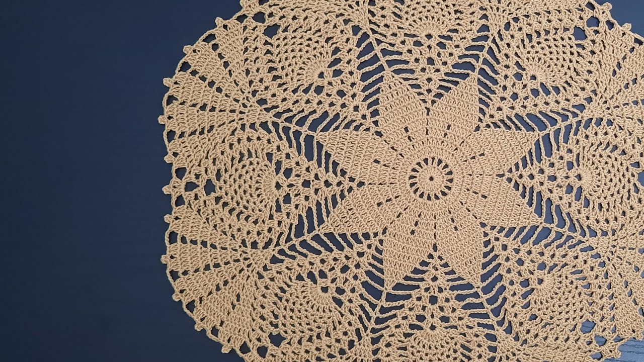 Tutorial doily rajut || motif14 || Crochet doily (#1) (1-20)