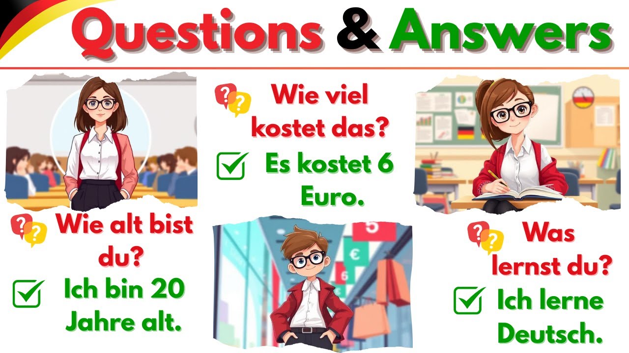 🚀 Master German W-Questions | A1&ndash;A2 Complete Practice ❓🇩🇪