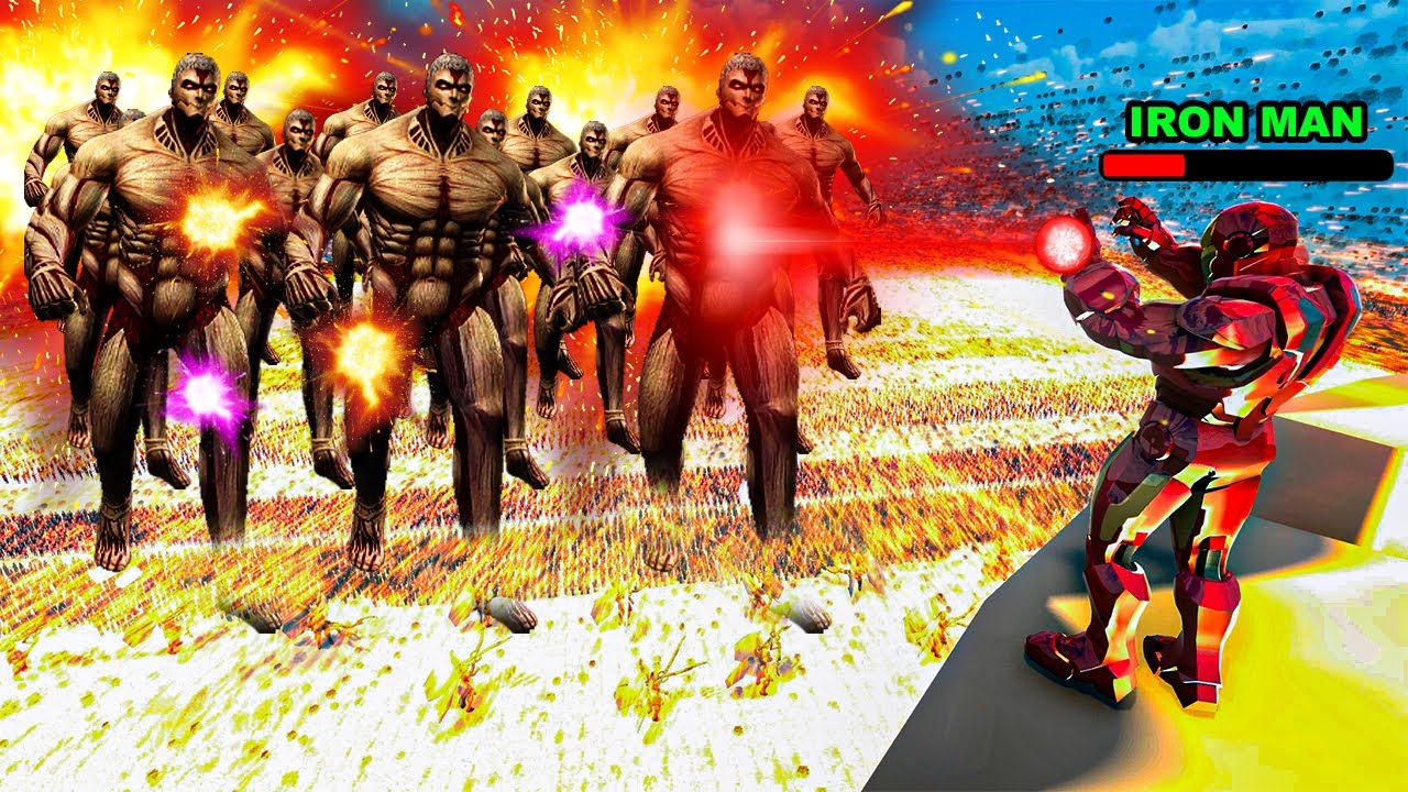 20.000 Titans vs 500.000 Super Heroes - Ultimate Epic Battle Simulator 2