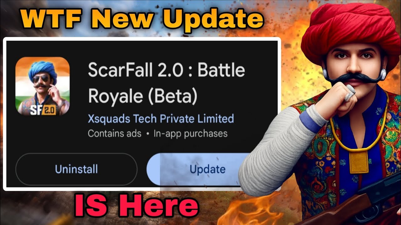 ScarFall 2.0 New Beta Update 🔥 Explosion, Footstep & Gun Sound Testing | Who I Am 