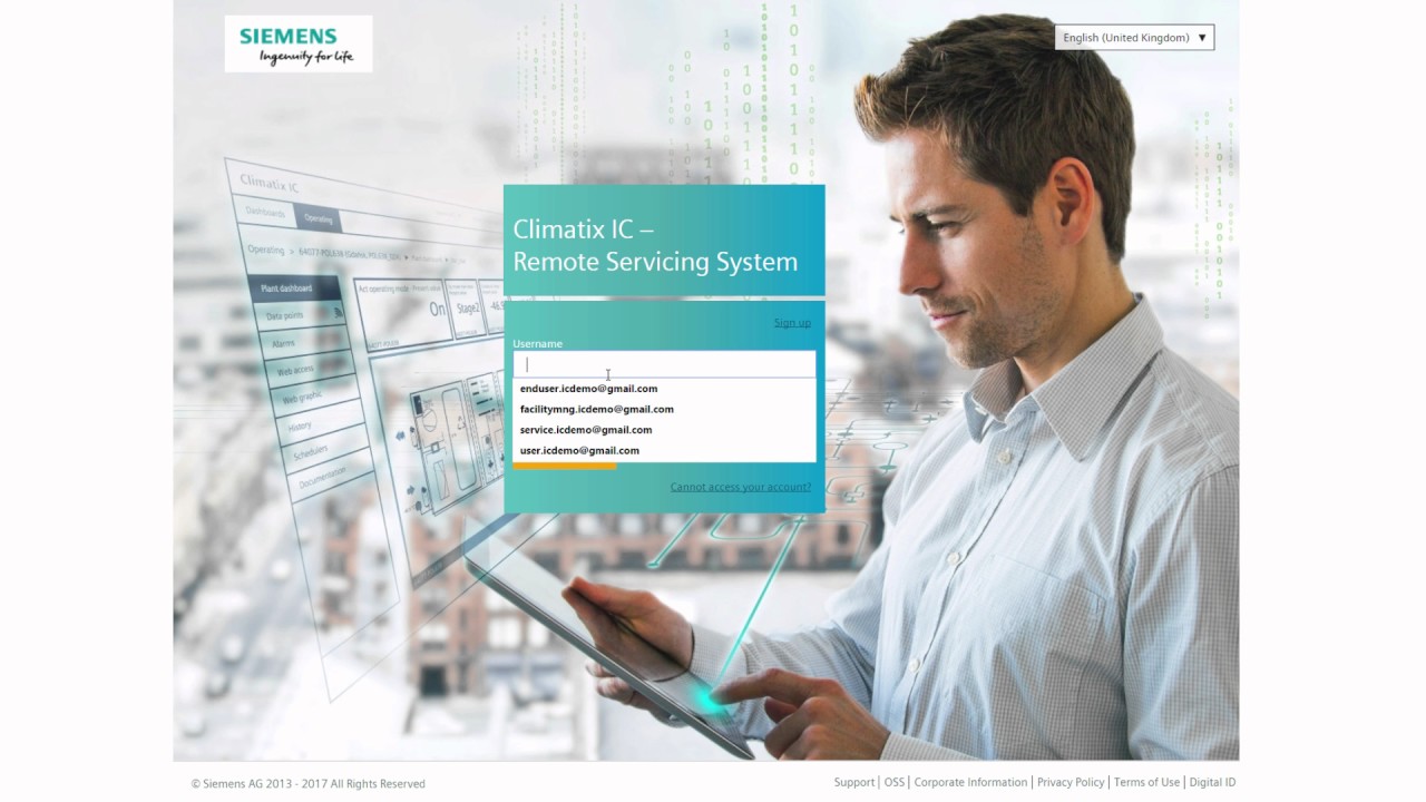 Climatix IC – Remote Servicing System