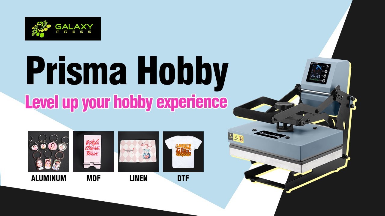 Beginner-Friendly Heat Press Machine to Unleash your Creativity| Galaxy Press