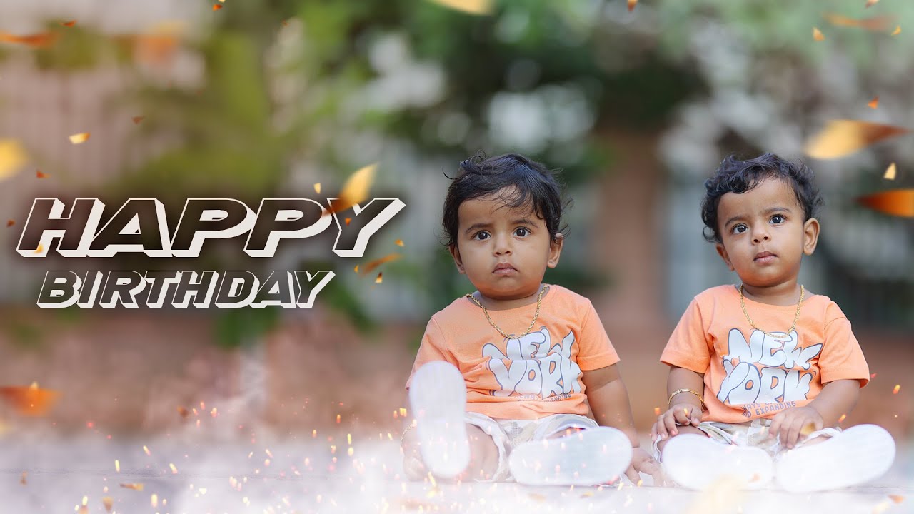1st Birthday 🎂 Celebation | JOEL MAX & JEROME MAX | Cinematic video | SURIYA STUDIOS