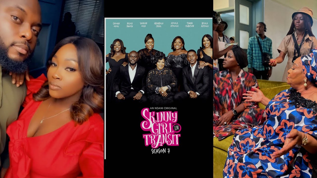 BEHIND THE SCENES FOOTAGE FROM SKINNY GIRL IN TRANSIT 7  #sgit #sgit7 #nollywood