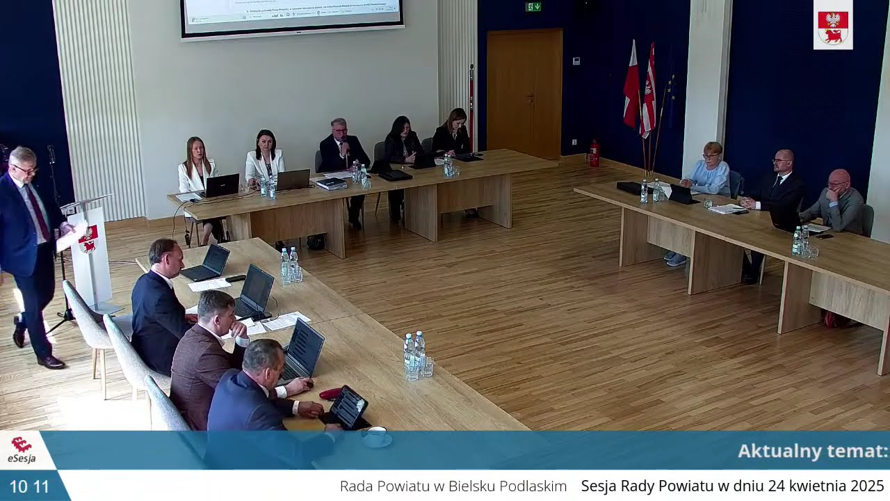 X sesja Rady Powiatu w Bielsku Podlaskim, 24 kwietnia 2025 r.