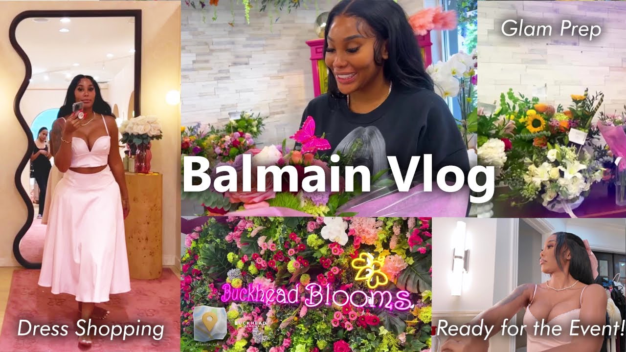 Week in my life VLOG: Balmain Event | Dress Shopping | GRWM ❤️