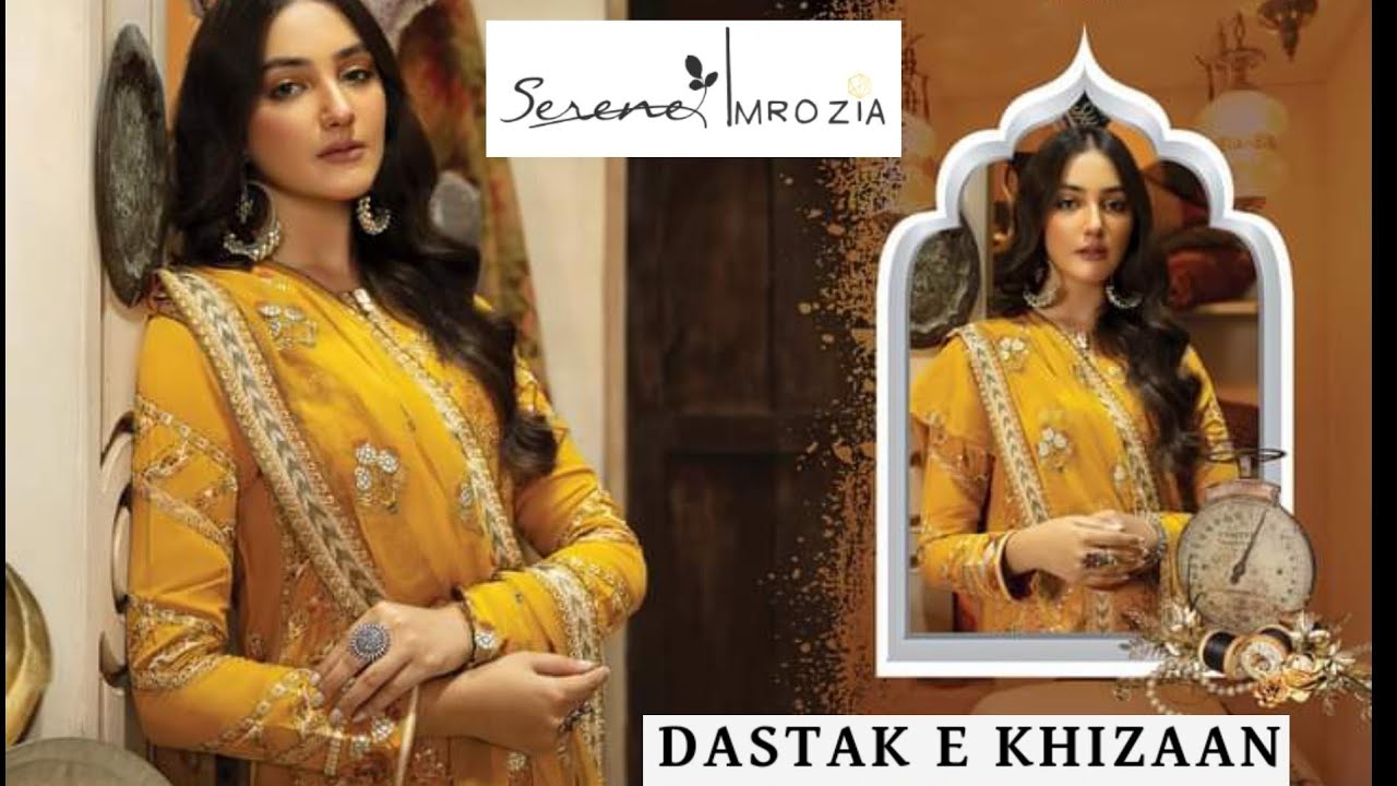 SERENE IMROZIA | Dastak e khizaan collection 2021 | Karandi Edition vol2 | winter collection 2021