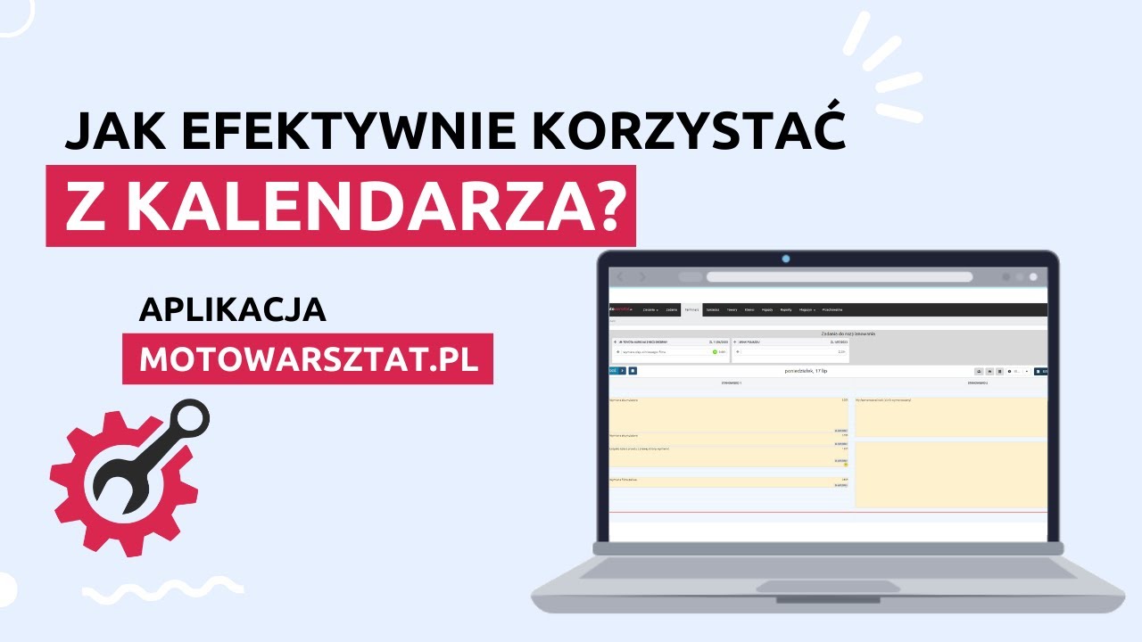 Jak nie zapominać o spotkaniach? Kalendarz dodatkowy w motowarsztat.pl