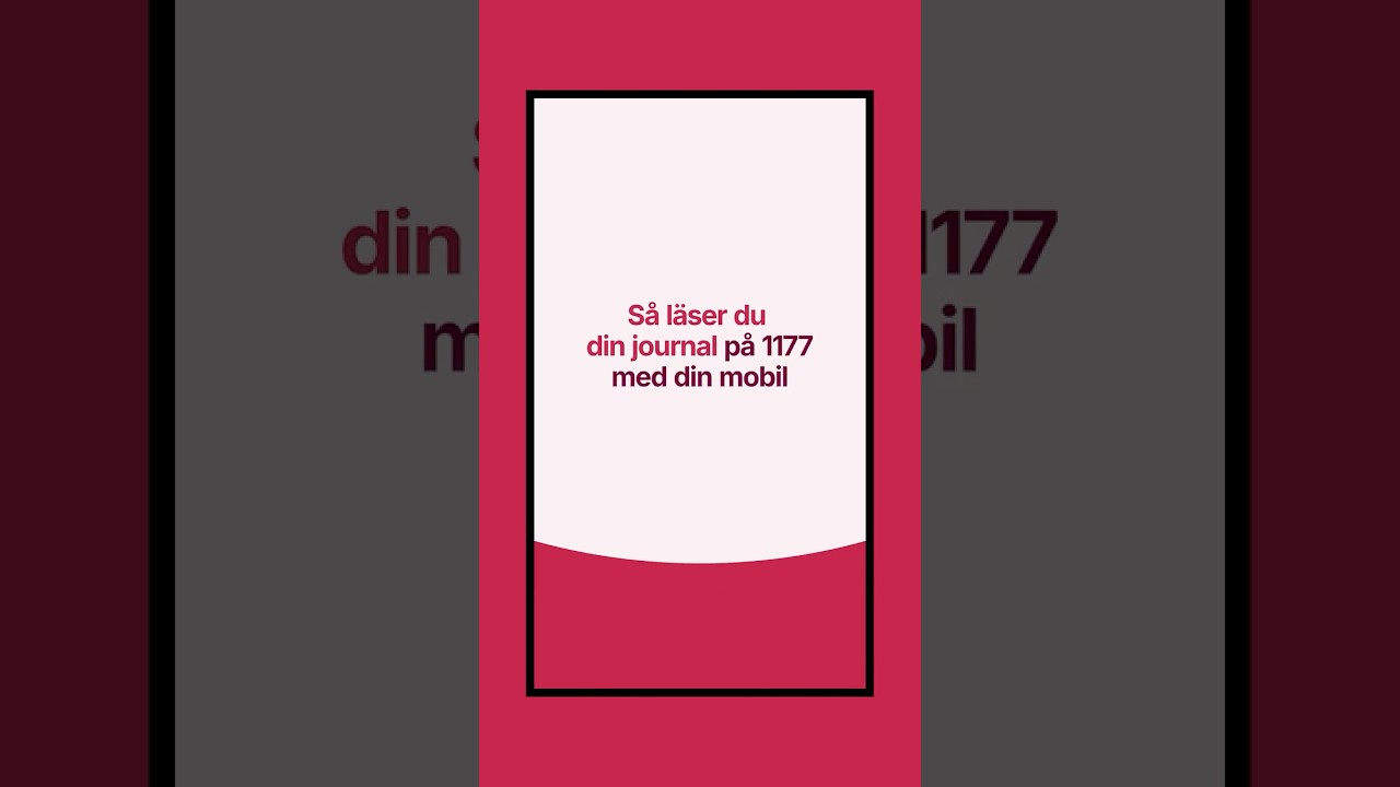 Så läser du din journal på 1177 med din mobil