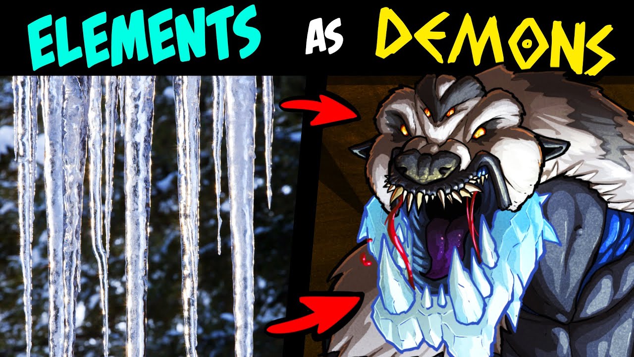 What if ELEMENTS Were DEMONS?! (Lore & Speedpaint)