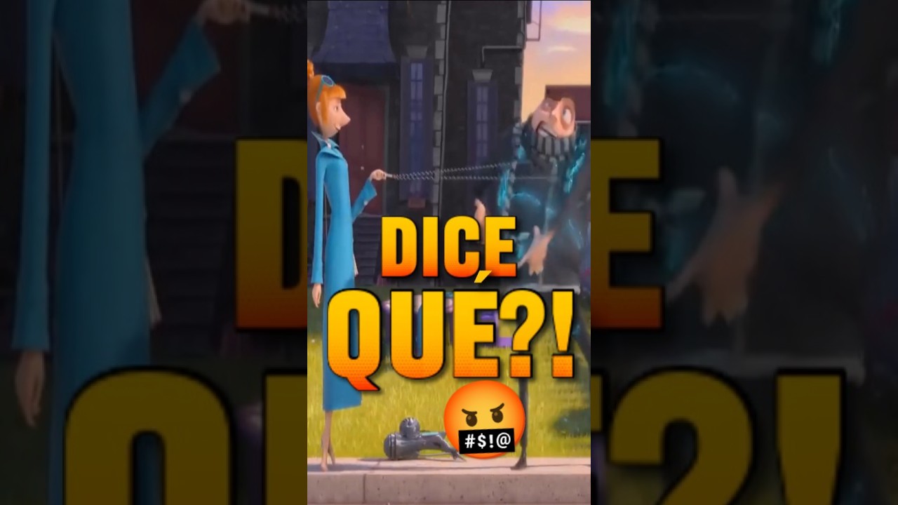 &iquest;SAB&Iacute;AS QUE GRU DICE GROSERIAS? #curiosidades #peliculas #gru #minions #candel #animacion