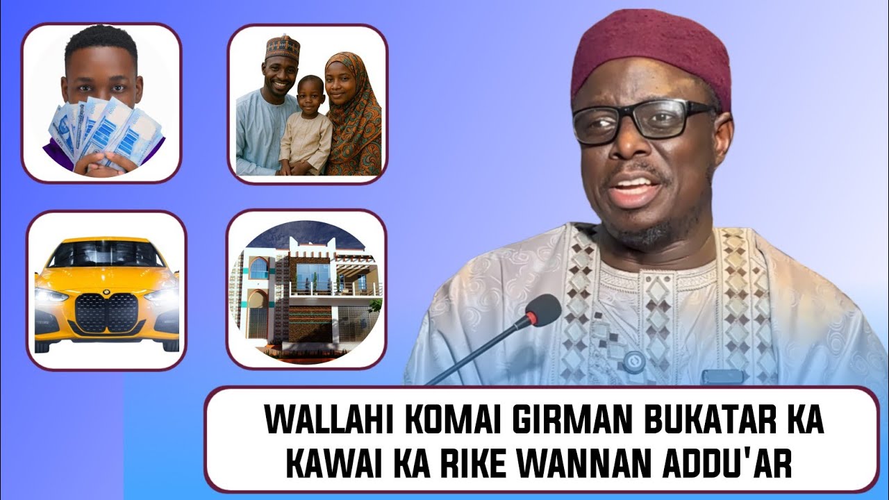 Addu'ar Neman biyan bukata a wajen Allah.