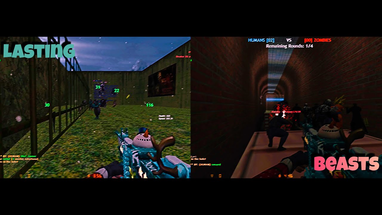 Lasting Beasts I Zombie Escape map ze_jurassic_boat_pg - ze_trainyard_pg