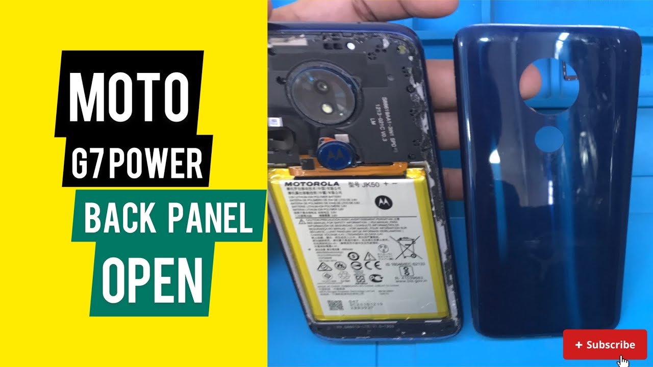 Moto G7 Power Back Panel Replacement | How to Change Moto G7 Power Back Panel Step-by-Step#Moto #new