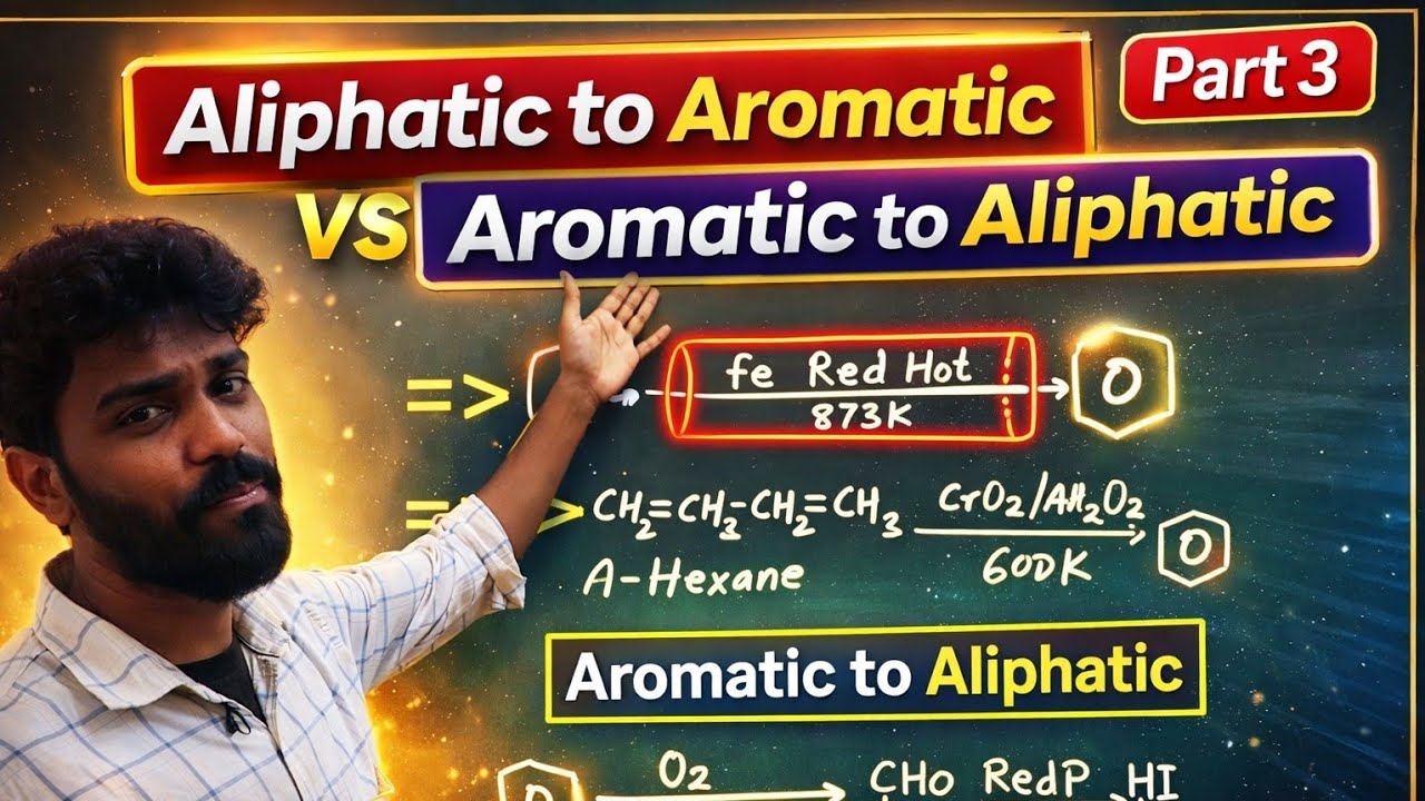 Organic Conversions Tricks — Aliphatic to Aromatic Conversion | Complete Concept in One Shot