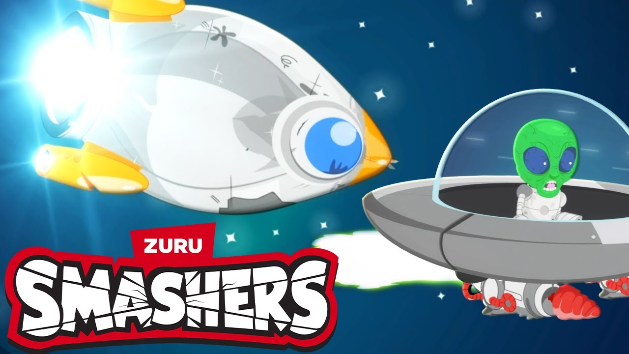 The Craziest Space Adventure 🦖🛸 | Smashers | Dino Cartoons For Kids