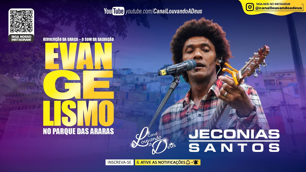 JECONIAS SANTOS ao Vivo no Evangelismo no Parque das Araras em Manaus/AM