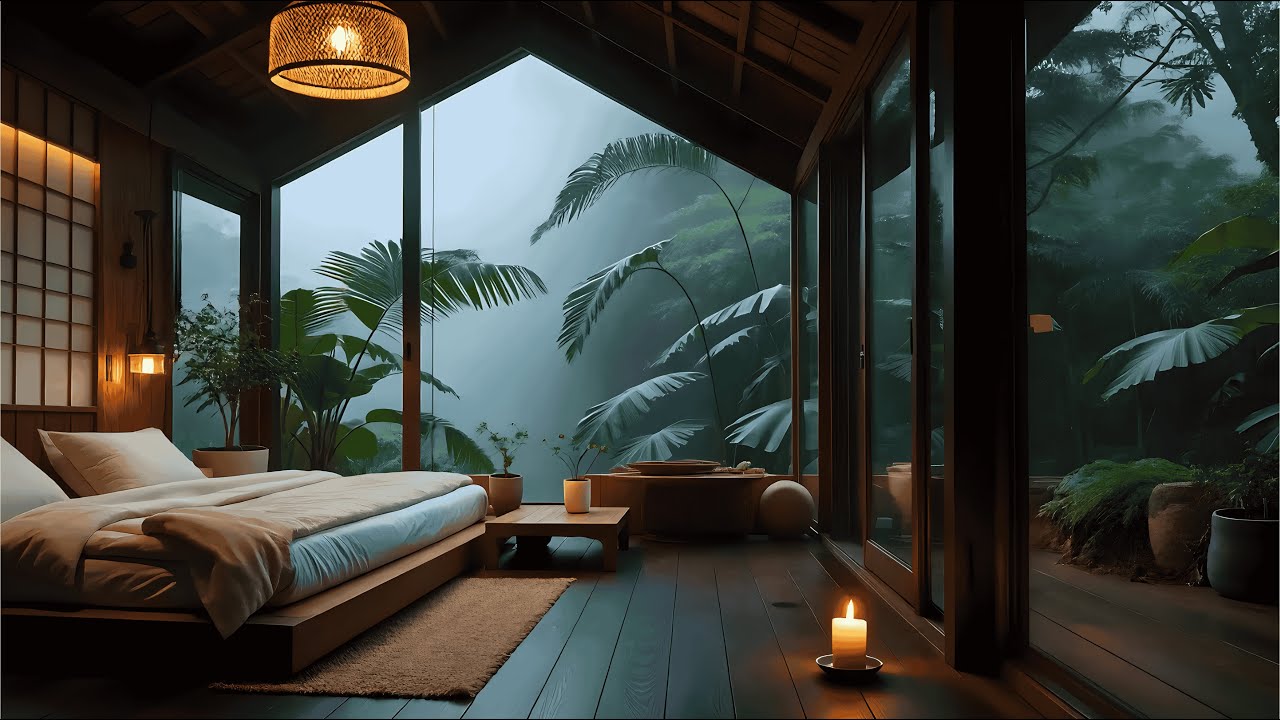 Relaxing Piano and Gentle Rain | Deep Sleep Music for Calm Nights and Restful Sleep