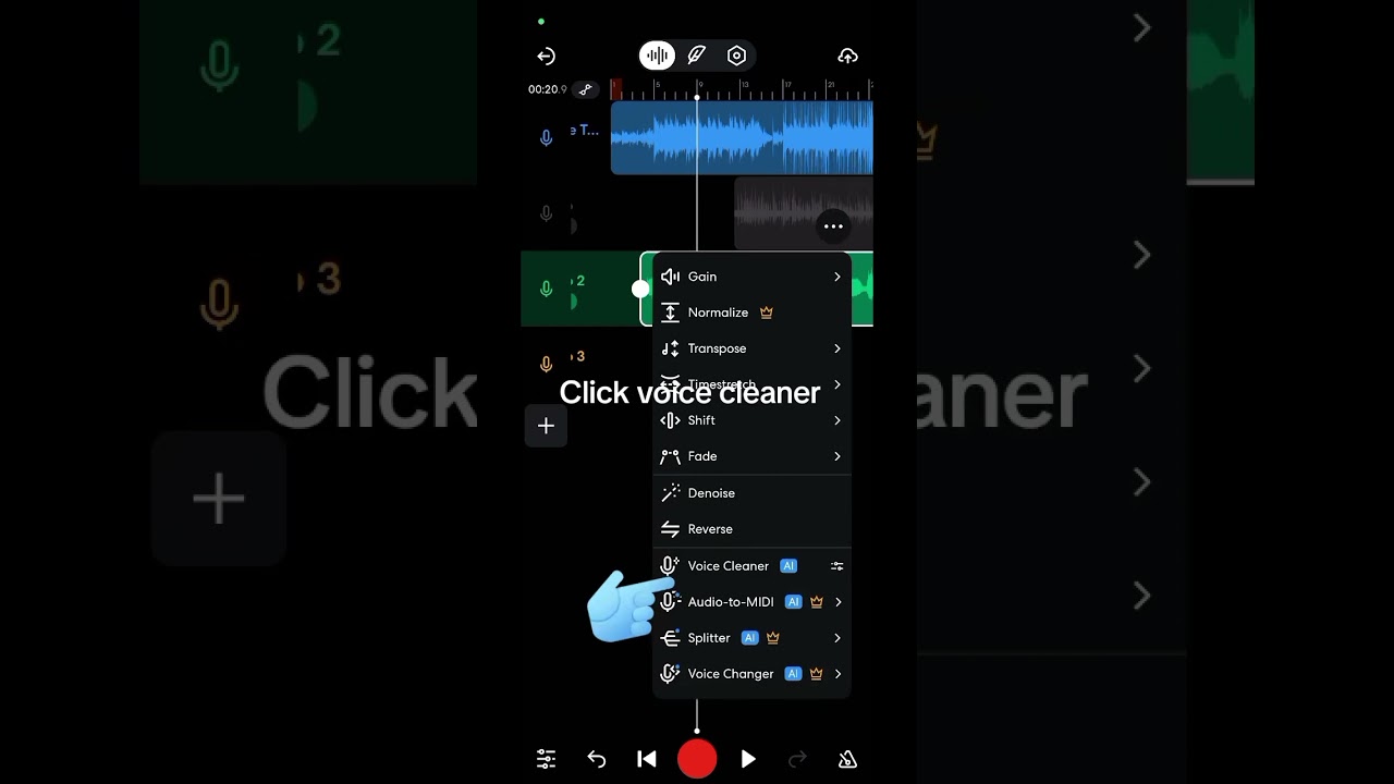 How to remove background noise on your recordings 🫰✨