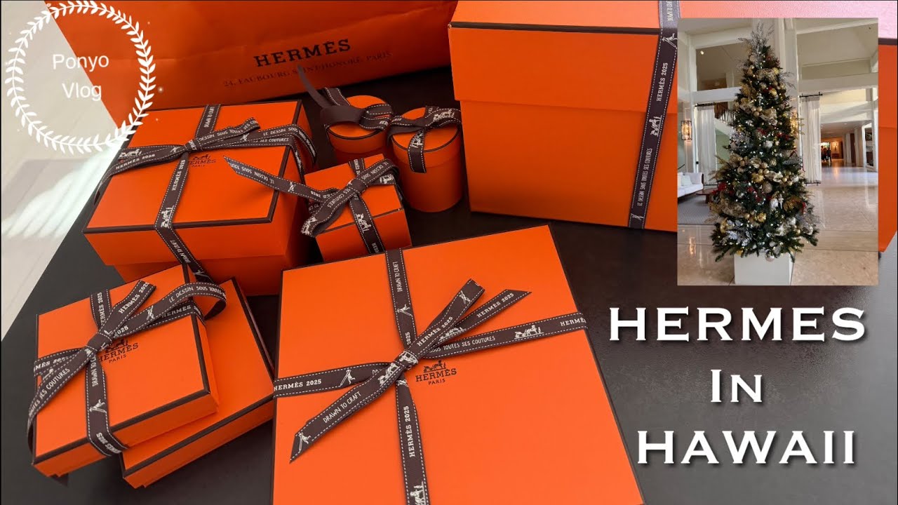 HERMES クリスマスハワイ🎄✨購入品紹介vlog 