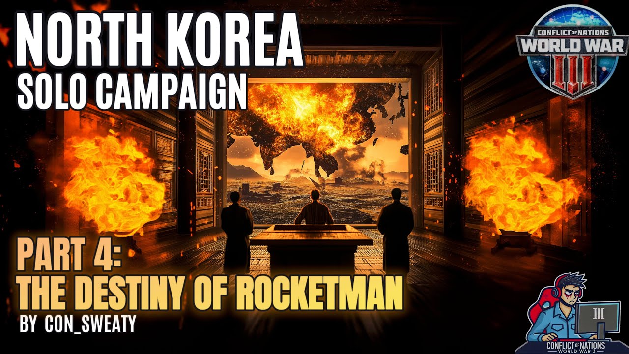 North Korea Solo Campaign - Part 4: The Destiny of Rocketman // Conflict of Nations: WW3