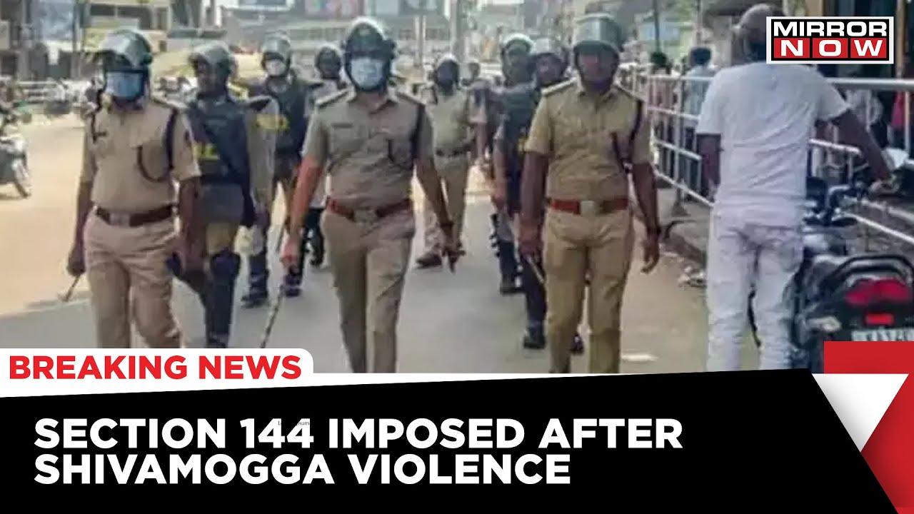 Karnataka Shivamogga Case: Cops Arrested 2 Accused Over Clashes & Stabbing | Mirror Now