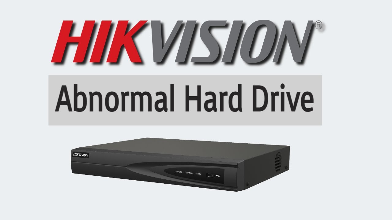 Ошибка ненормального жесткого диска Hikvision (подробное видео о том, как ее исправить)
