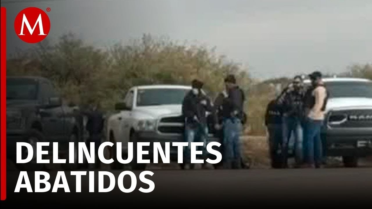 Tras un segundo enfrentamiento en Luis Moya, policías de Zacatecas han abatido a cinco delincuentes