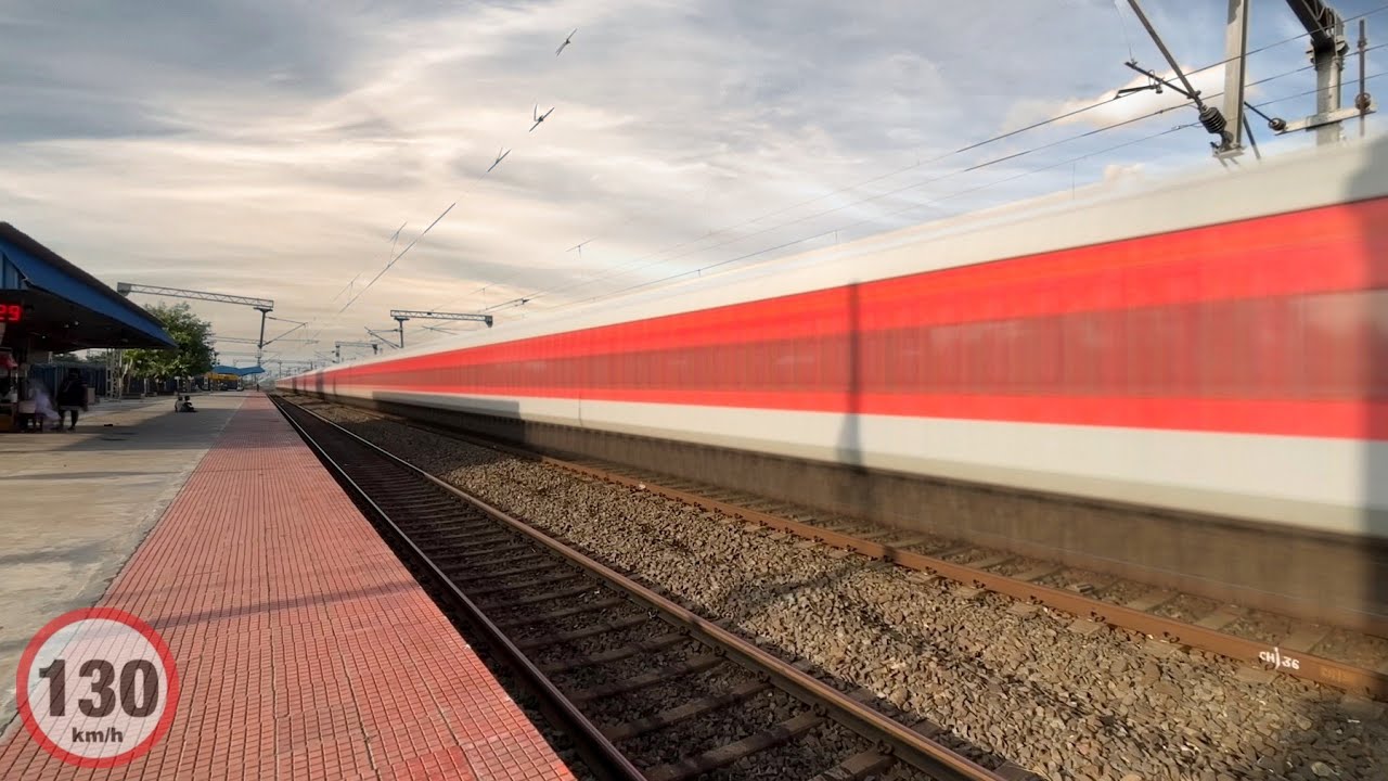 🔥Gitanjali+Gomti+East Coast back to back 130 Kmph high speed trains on India's fastest rail corridor