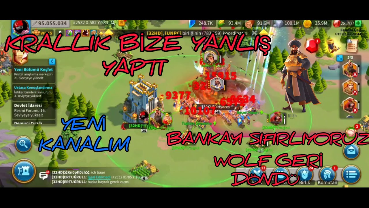 KRALLIK BANKASINI PATLATIYORUZ WOLF GERİ DÖNDÜ YENİ KANAL YENİ VİDEO 😎