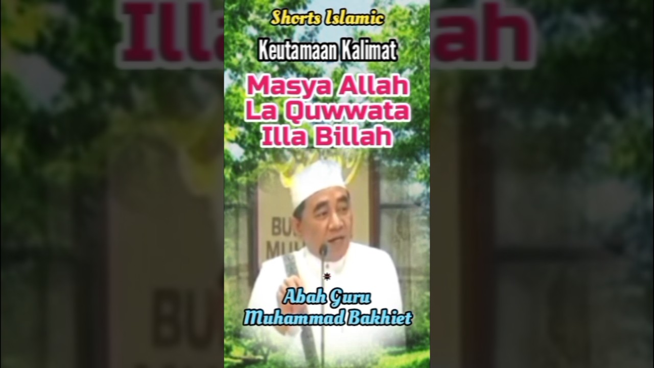 Keutamaan Kalimat 