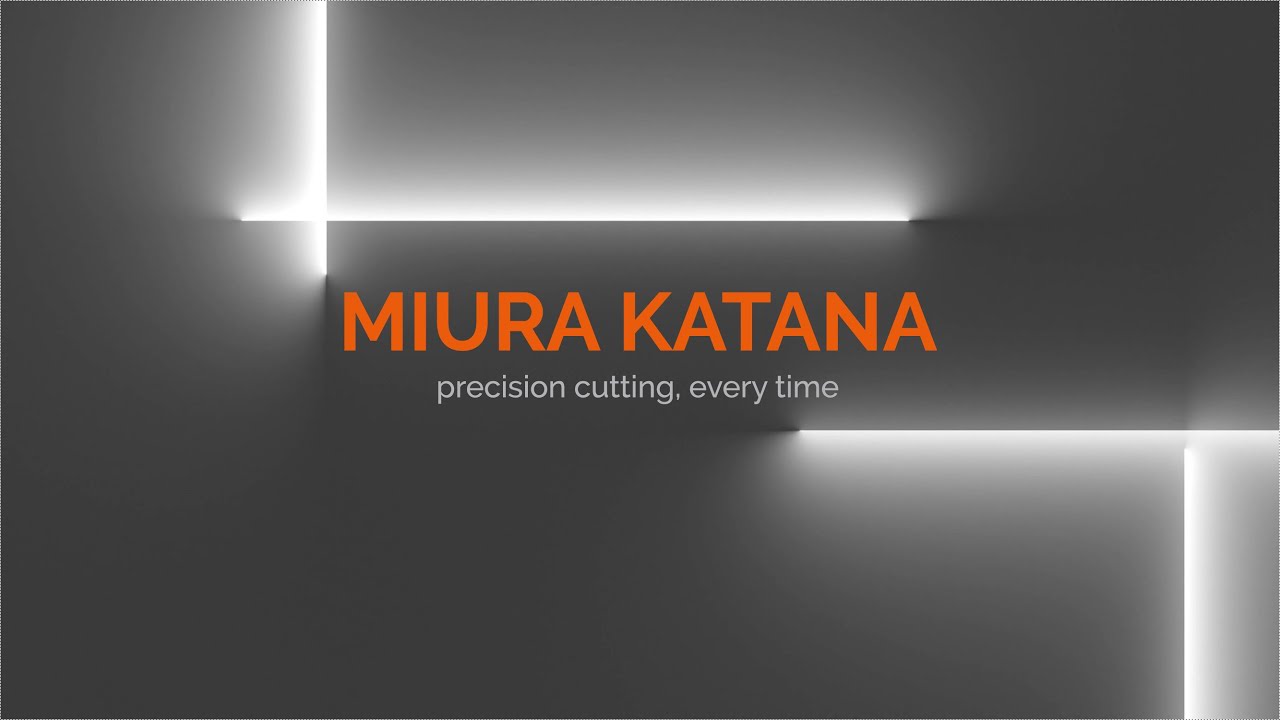 Taglio carta da parati con un sistema innovativo - Miura Katana