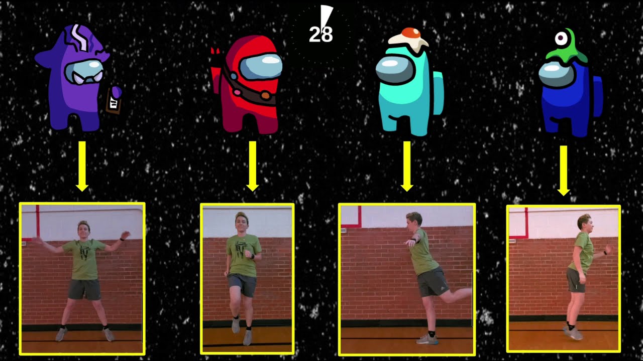 Among Us Fitness Challenge! [Can you find the imposter?!]