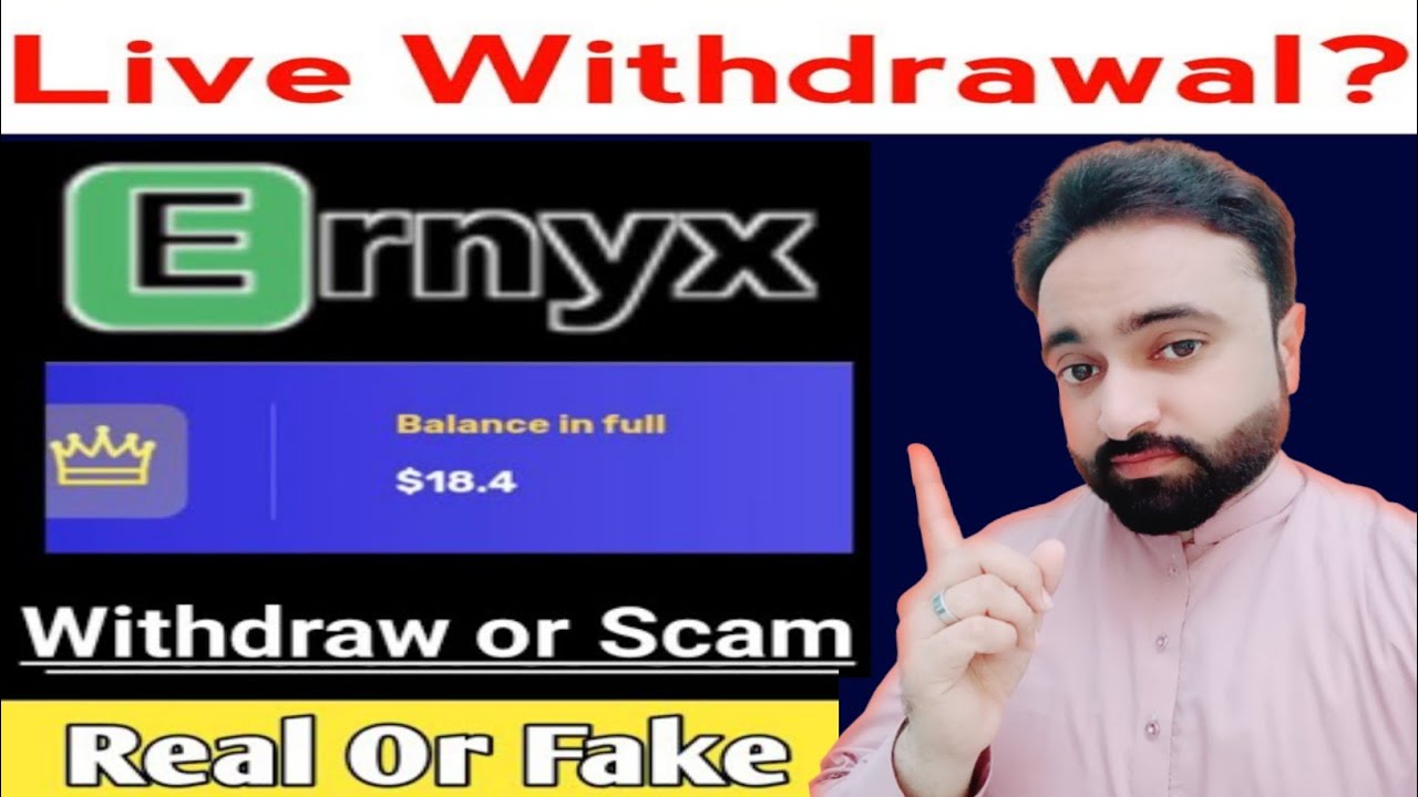 Ernyx Money Withdraw/Scam | Earnyx Earn Money Online Real or Fake | Earnyx withdrawal live prove