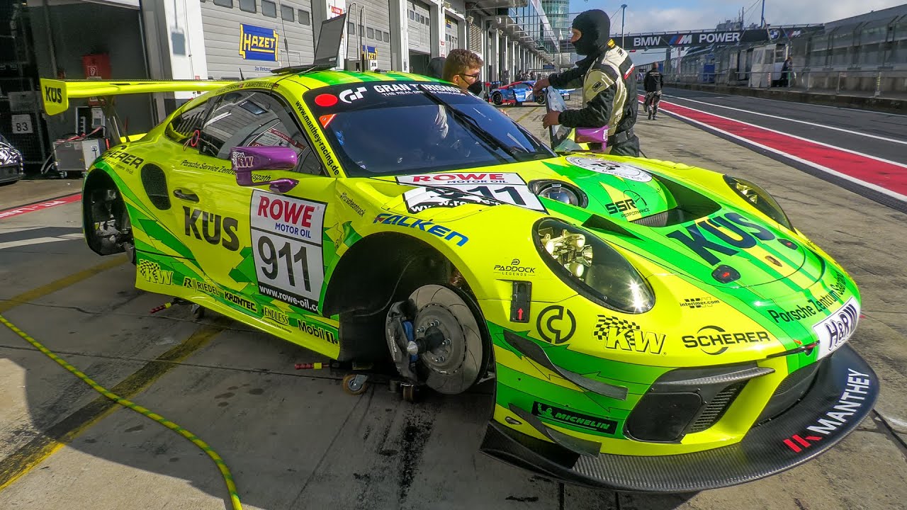 N&uuml;rburgring Pitlane Impressions during NLS 8 (friday practice session)