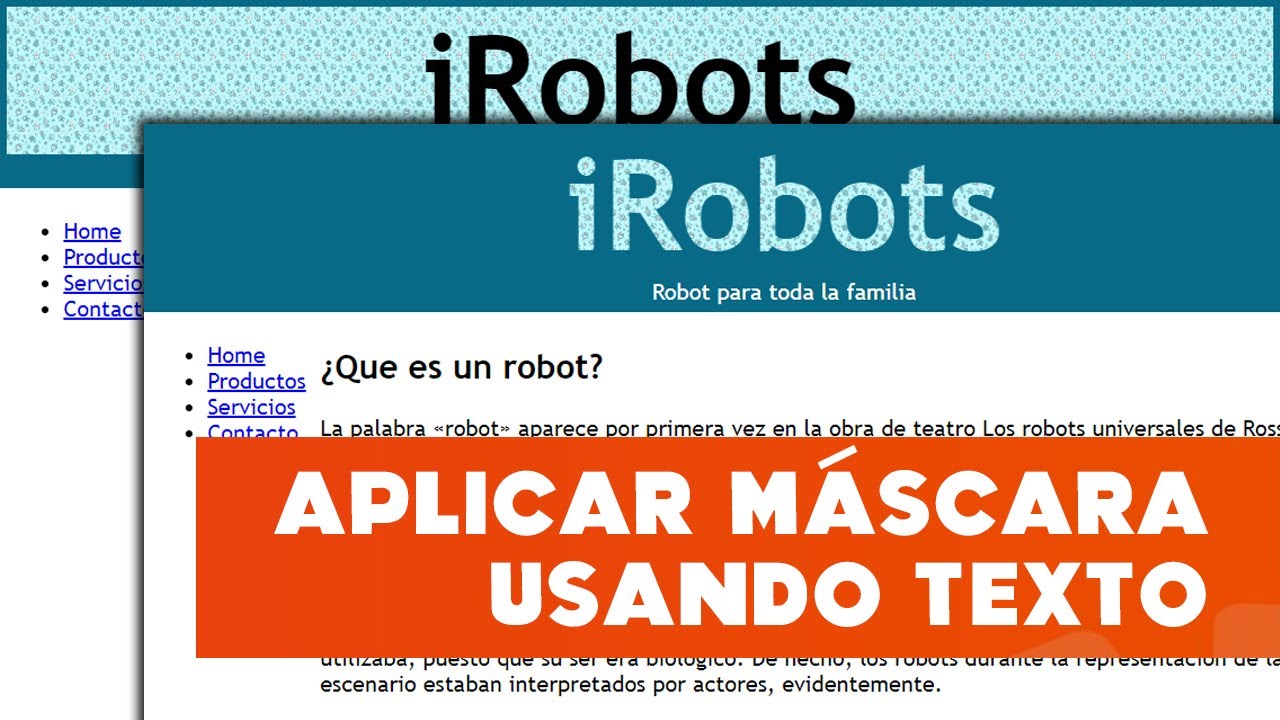 ¿Cómo ENMASCARAR una IMAGE de fondo CON UN TEXTO? Background-clip | Ejemplo práctico