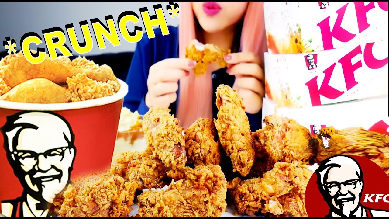 ASMR KFC EXTREME Crunchy Fried Chicken *EATING SOUNDS* No Talking